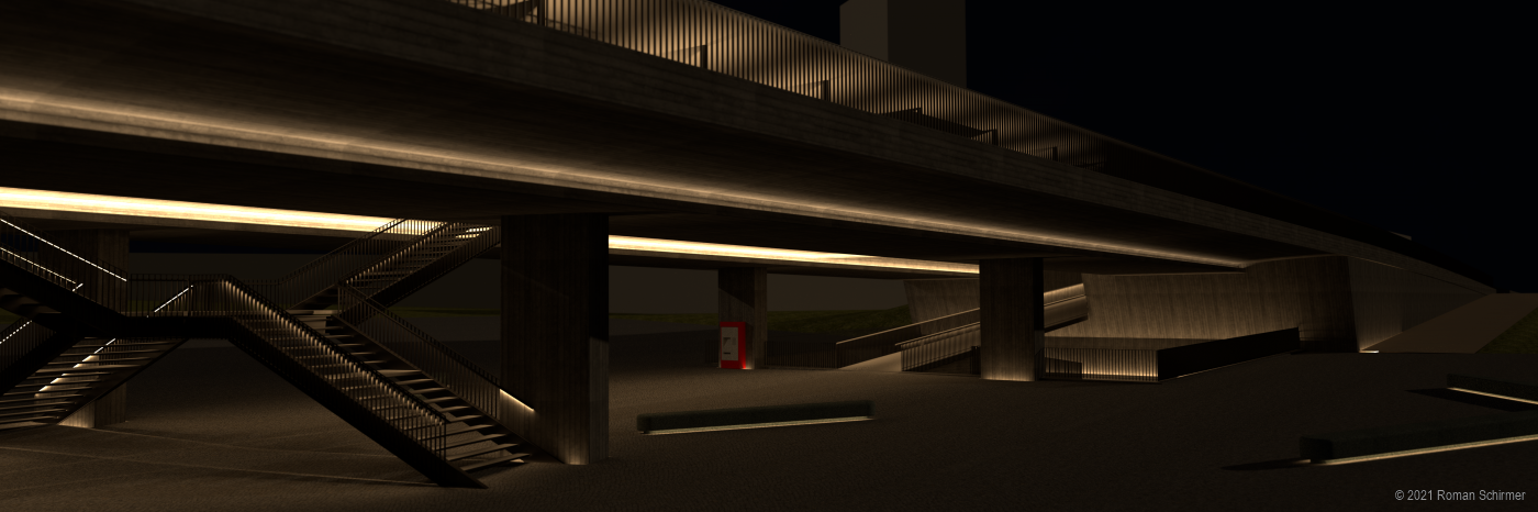 Extension of Chur West station - Railway viaduct